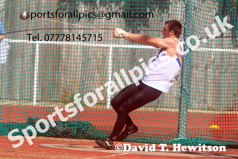 Senior Mens hammer, 2024 Northern Senior and Under-20s Track and Field Champs, Middlesbrough.  Photo: David T. Hewitson/Sports for All Pics